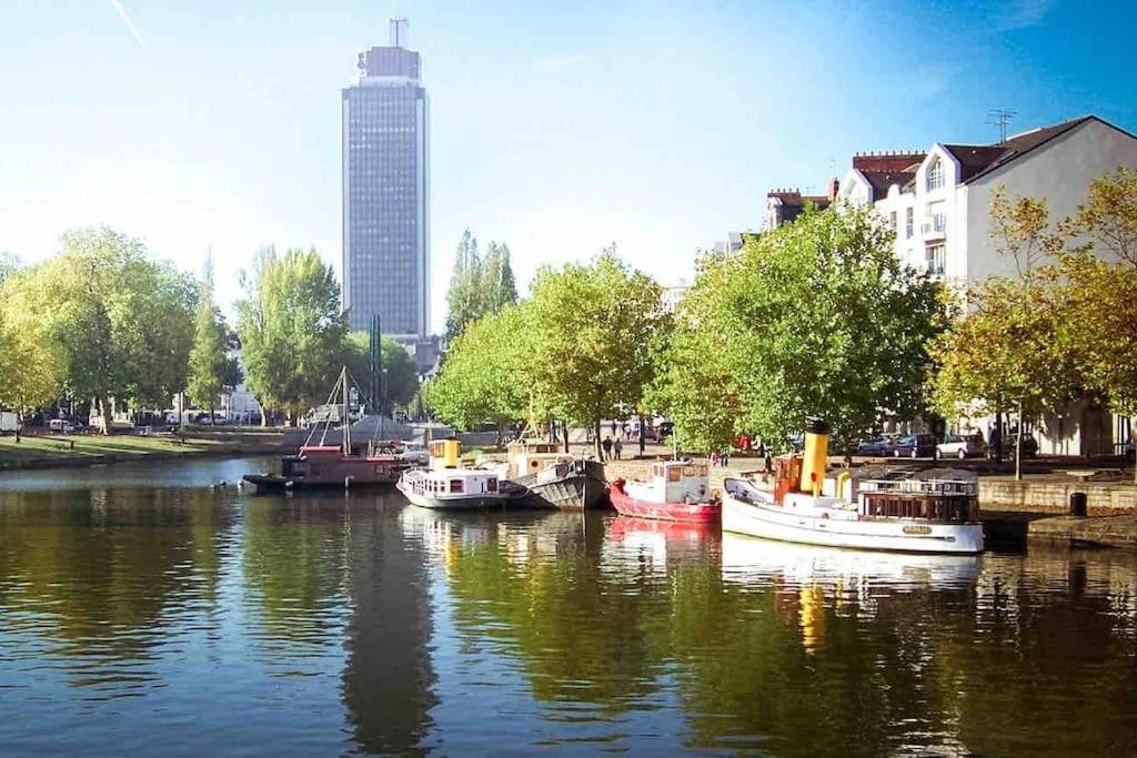 Bel Ecrin Sur L'Ile De Nantes - Gare Tgv, Chu, Congres Lägenhet Exteriör bild